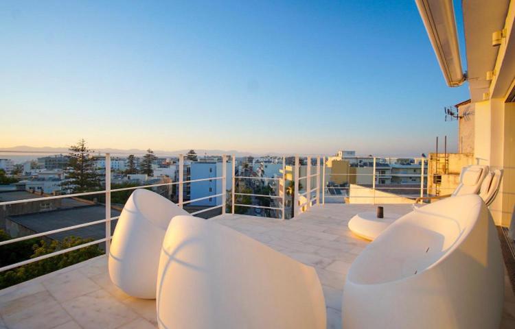 Panoramic View - Penthouse Apartment Rhodes City Exterior photo